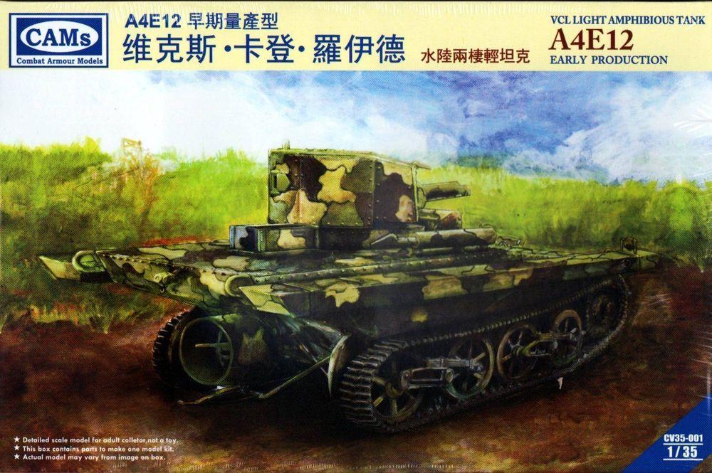 A4 12 günstig Kaufen-VCL Light Amphibious Tank A4E12 Eary Pr Production (Cantonese Troops,Nation). VCL Light Amphibious Tank A4E12 Eary Pr Production (Cantonese Troops,Nation) <![CDATA[Riich Models / CV35001 / 1:35]]>. 