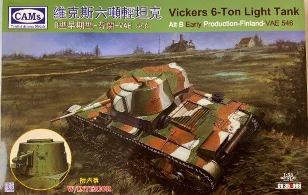 6953391900890 - Riich Models CV35A008 - Vickers 6-Ton Light Tank Alt B Early Produktion-Finland-VAE 546 in 135 6953391900890 - Riich Models CV35A008 - Vickers 6-Ton Light Tank Alt B Early Produktion-Finland-VAE 546 in 135