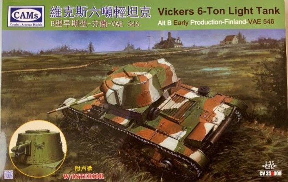 EARLY günstig Kaufen-Vickers 6-Ton Light Tank Alt B Early Produktion-Finland-VAE 546. Vickers 6-Ton Light Tank Alt B Early Produktion-Finland-VAE 546 <![CDATA[Riich Models / CV35A008 / 1:35]]>. 