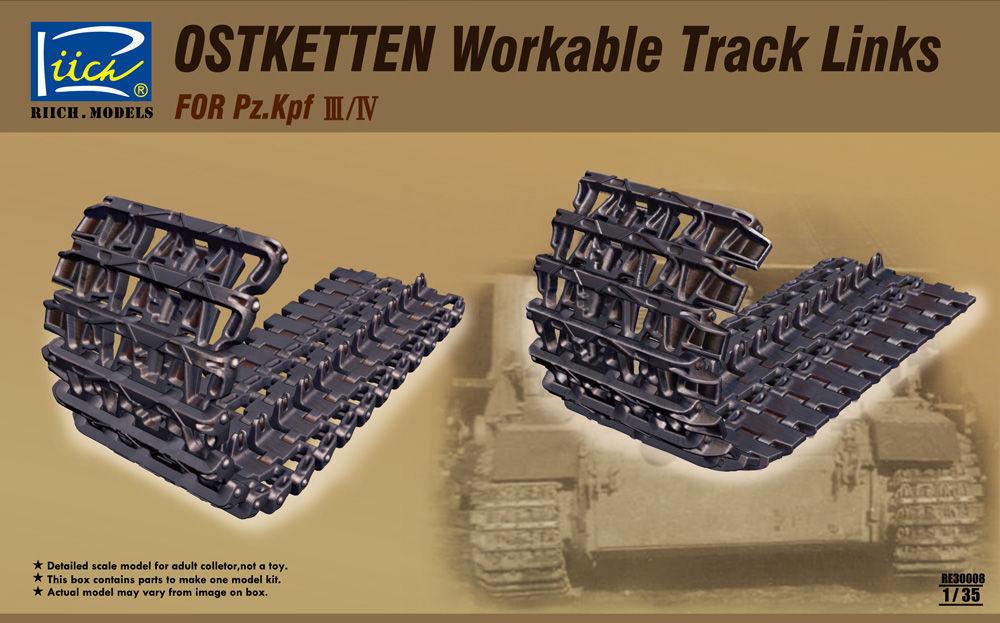 links+rechts günstig Kaufen-Ostketten Workable Track Links for Pz.Kp Kpfw III/IV & StuG III. Ostketten Workable Track Links for Pz.Kp Kpfw III/IV & StuG III <![CDATA[Riich Models / RE30008 / 1:35]]>. 