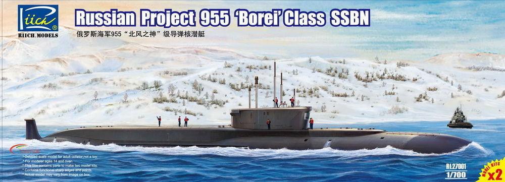 Model Ich günstig Kaufen-Russian Projekt 955 Borei class SSBN (Mod Model Kits X2). Russian Projekt 955 Borei class SSBN (Mod Model Kits X2) <![CDATA[Riich Models / RL27001 / 1:700]]>. 