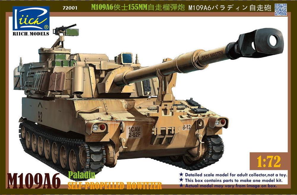 self propelled günstig Kaufen-M109A6 Paladin Self-Propelled Howitzer. M109A6 Paladin Self-Propelled Howitzer <![CDATA[Riich Models / RT72001 / 1:72]]>. 