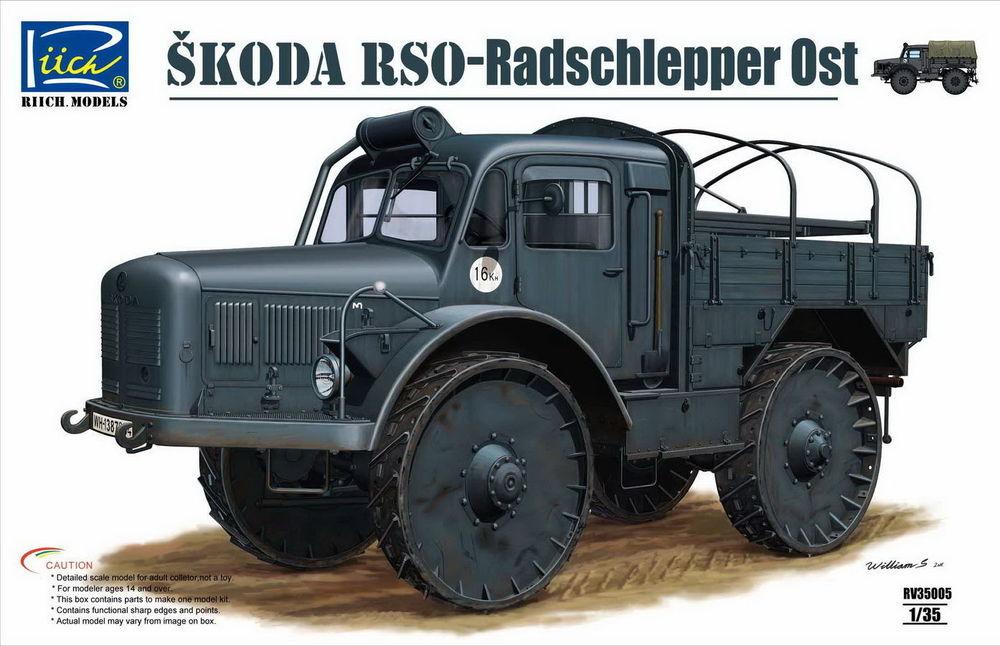 Model Ich günstig Kaufen-Skoda RSO-Radschlepper Ost. Skoda RSO-Radschlepper Ost <![CDATA[Riich Models / RV35005 / 1:35]]>. 