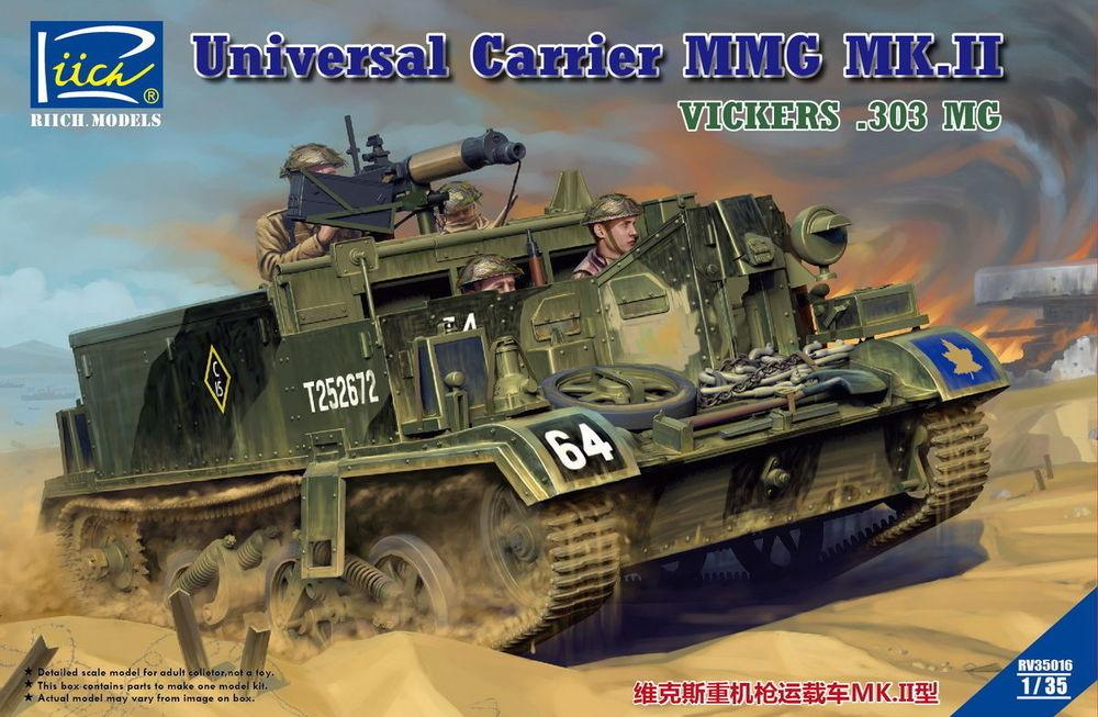 6953391900579 - Riich Models RV35016 - Universal Carrier MMG MkII(303 Vickers MMG Carrier) in 135 6953391900579 - Riich Models RV35016 - Universal Carrier MMG MkII(303 Vickers MMG Carrier) in 135