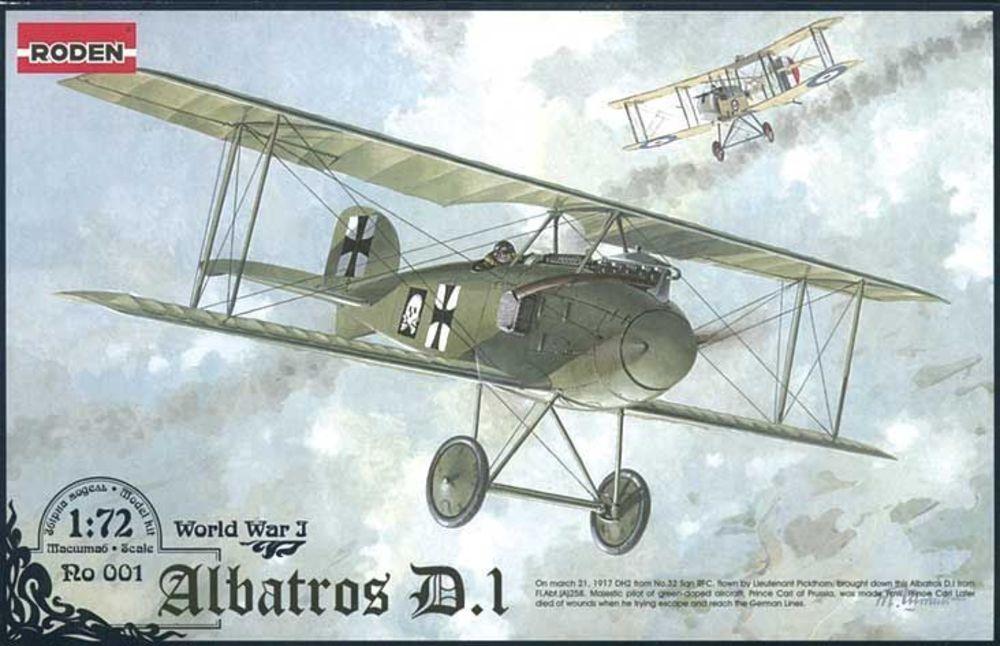 TR 001 günstig Kaufen-Albatros D.I World War 1. Albatros D.I World War 1 <![CDATA[Roden / 001 / 1:72]]>. 