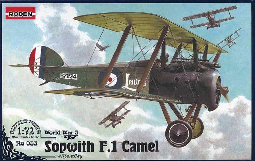 with R günstig Kaufen-Sopwith F.1 Camel w/Bentley. Sopwith F.1 Camel w/Bentley <![CDATA[Roden / 053 / 1:72]]>. 