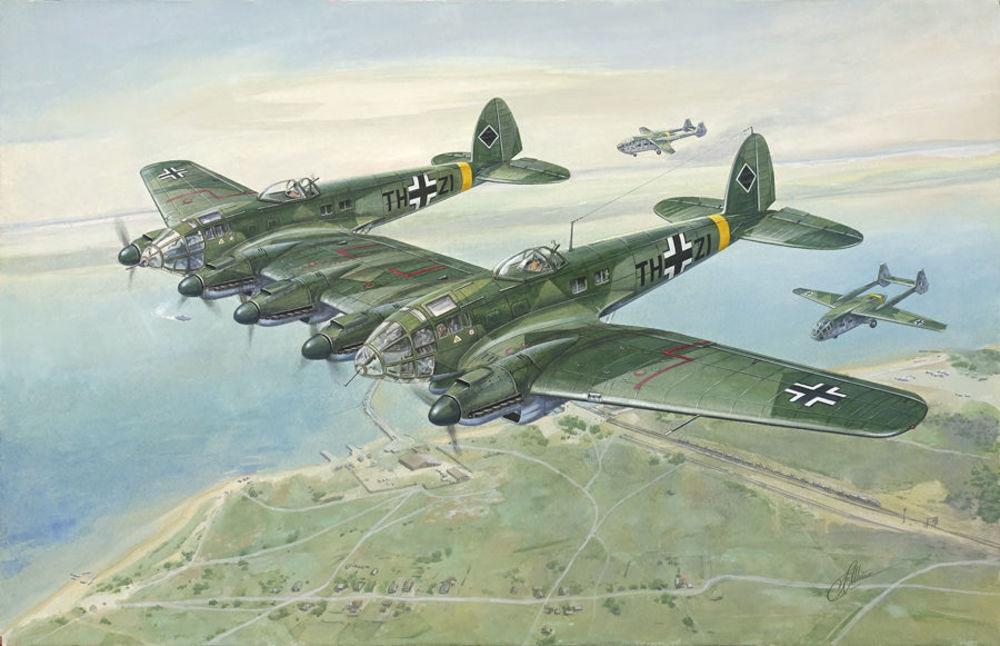 4823017702486 - Roden 346 - Heinkel He111Z-1 Zwilling in 1144 4823017702486 - Roden 346 - Heinkel He111Z-1 Zwilling in 1144