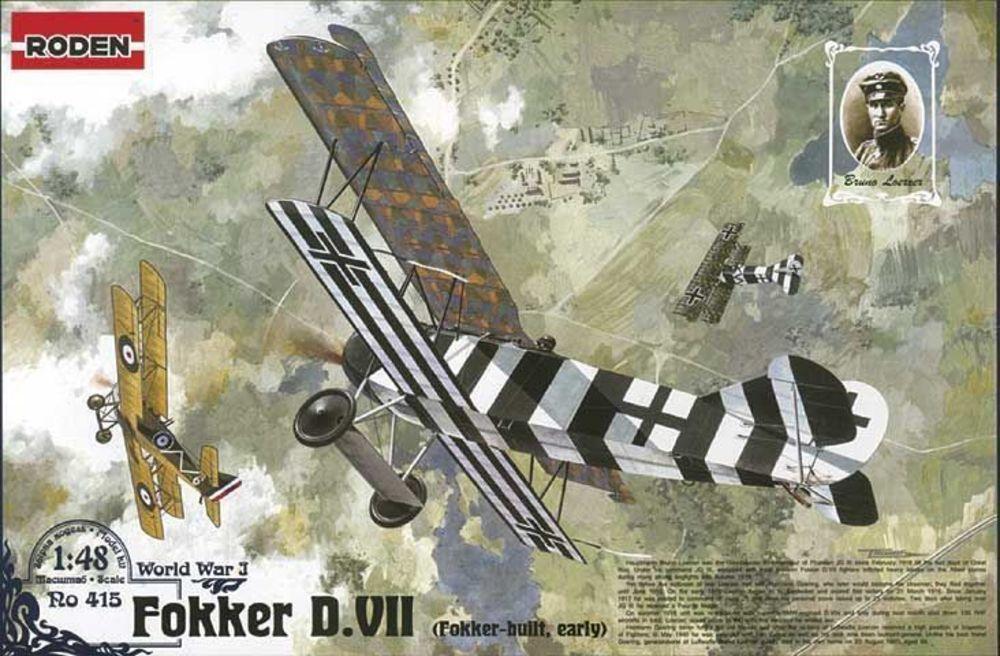 EARLY günstig Kaufen-Fokker D.VII (early). Fokker D.VII (early) <![CDATA[Roden / 415 / 1:48]]>. 