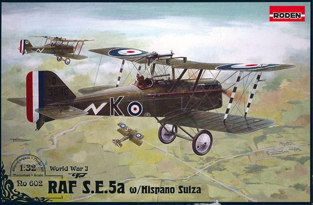 Hispano Suiza günstig Kaufen-RAF S.E.5a w/Hispano Suiza. RAF S.E.5a w/Hispano Suiza <![CDATA[Roden / 602 / 1:32]]>. 
