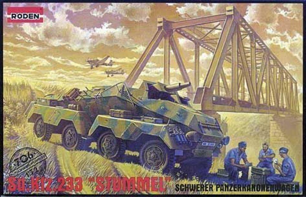4823017700611 - Roden 706 - SdKfz 233 Stummel in 172 4823017700611 - Roden 706 - SdKfz 233 Stummel in 172