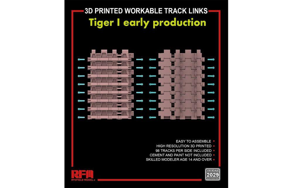 4897062621047 - Workable track links - Tiger I early (3D printed) 4897062621047 - Workable track links - Tiger I early (3D printed)