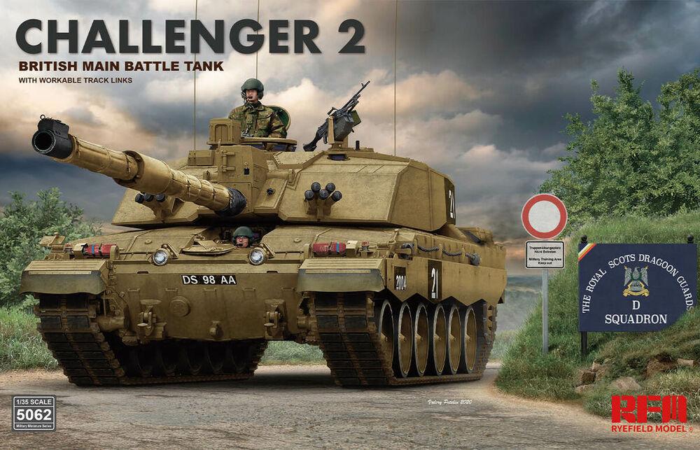 4897062620620 - British main battle tank Challenger 2 w workable track links 4897062620620 - British main battle tank Challenger 2 w workable track links