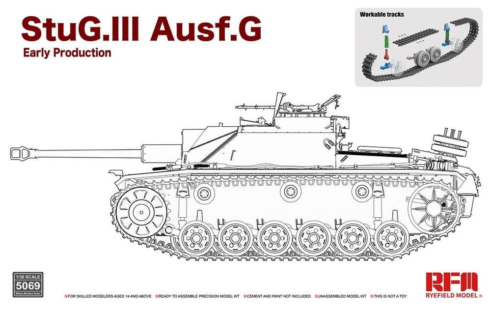 4897062620965 - StuG III Ausf G Early Production with workable track links 4897062620965 - StuG III Ausf G Early Production with workable track links