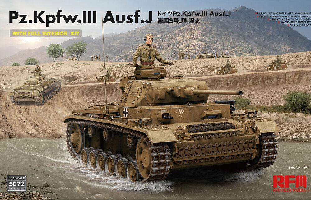 4897062620675 - Pz Kpfw III Ausf J w full interior 4897062620675 - Pz Kpfw III Ausf J w full interior