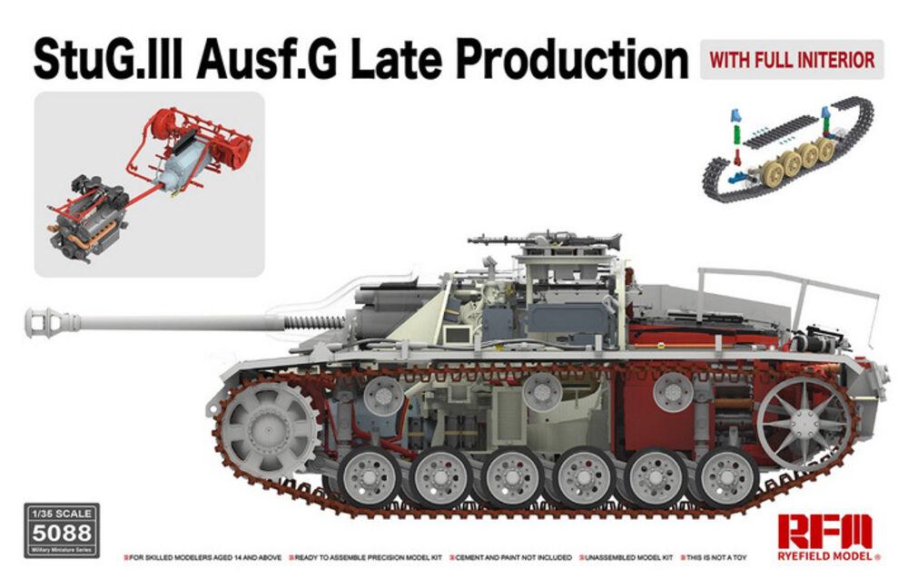 4897062621245 - StuGIII AusfG Late Production with full interior 4897062621245 - StuGIII AusfG Late Production with full interior