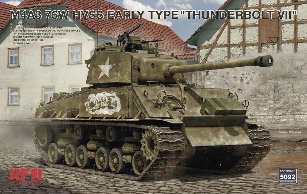 4897062621603 - M4A3 HVSS Early Type Thunderbolt VII 4897062621603 - M4A3 HVSS Early Type Thunderbolt VII