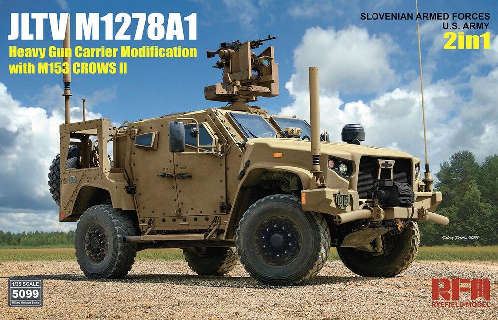 4897062621504 - JLTV M1278A1 Heavy Gun Carrier Modification with M153 CROWS II 2 in 1 Slovenian Armed Forces US Army 4897062621504 - JLTV M1278A1 Heavy Gun Carrier Modification with M153 CROWS II 2 in 1 Slovenian Armed Forces US Army