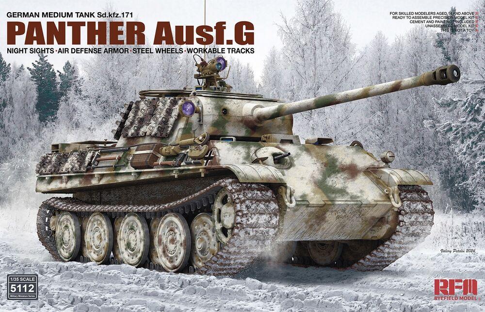 4897062621719 - Panther Ausf G w Night Sights Air Defense Armor Steel Wheels Workable Tracks 4897062621719 - Panther Ausf G w Night Sights Air Defense Armor Steel Wheels Workable Tracks