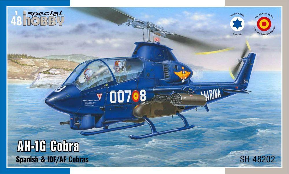 8594071088545 - Special Hobby 100-SH48202 - 148 AH-1G Cobra Spanish & IDF AF Cobras 8594071088545 - Special Hobby 100-SH48202 - 148 AH-1G Cobra Spanish & IDF AF Cobras