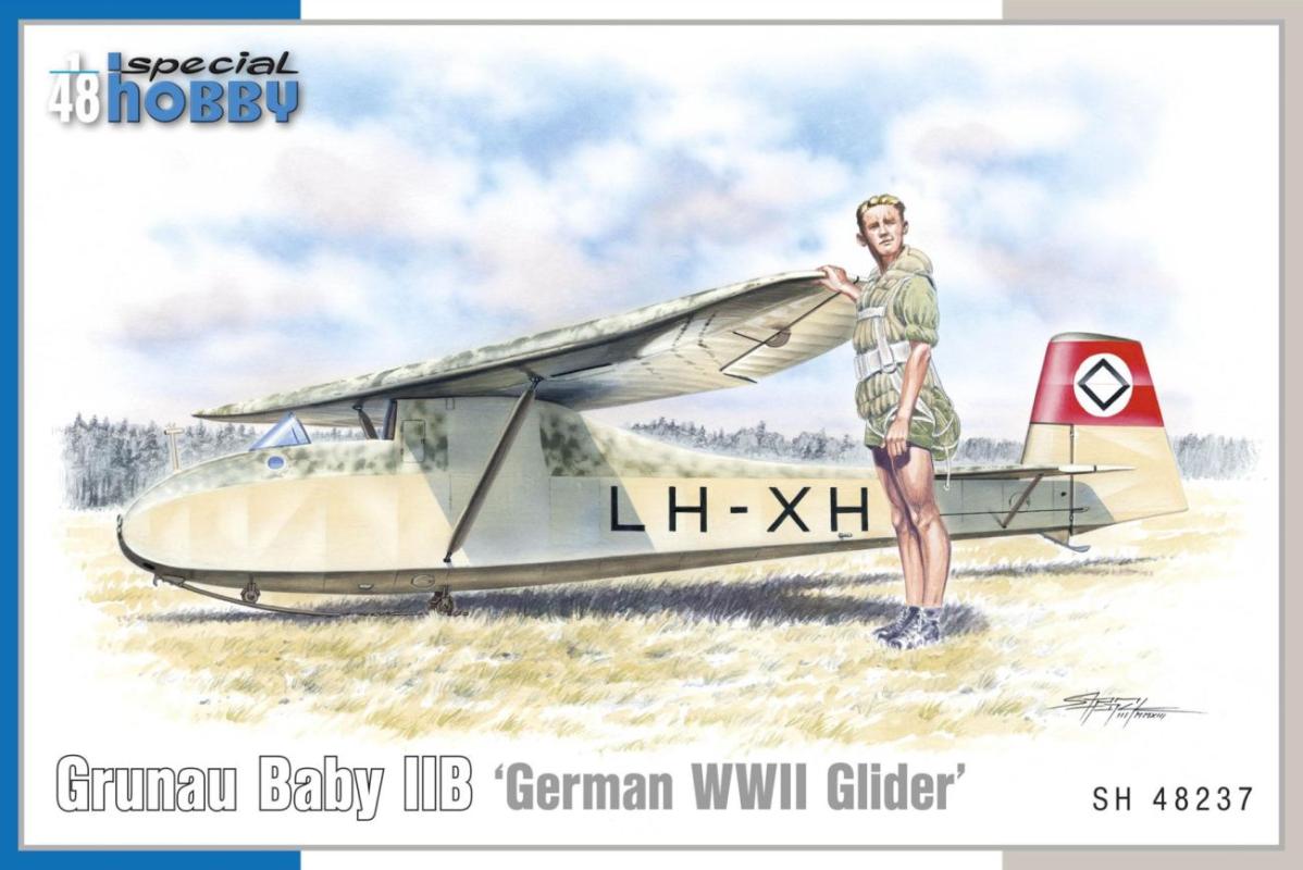 Glider günstig Kaufen-Grunau Baby IIB - German WWII Glider. Grunau Baby IIB - German WWII Glider <![CDATA[Special Hobby / 48237 / 1:48]]>. 