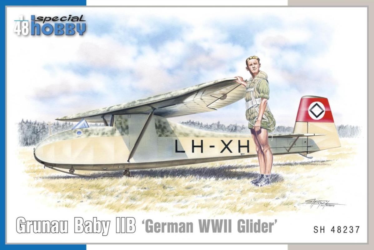 8594071089283 - Grunau Baby IIB - German WWII Glider 8594071089283 - Grunau Baby IIB - German WWII Glider