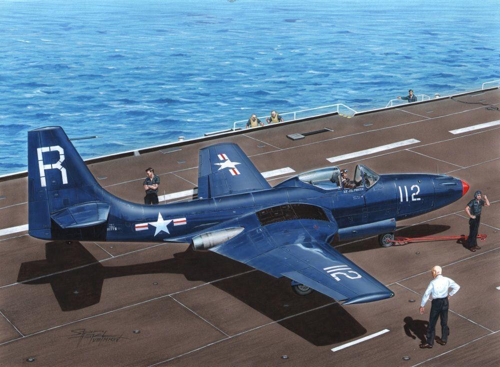 FH-1 Phantom First US NAVY Jet Fighter