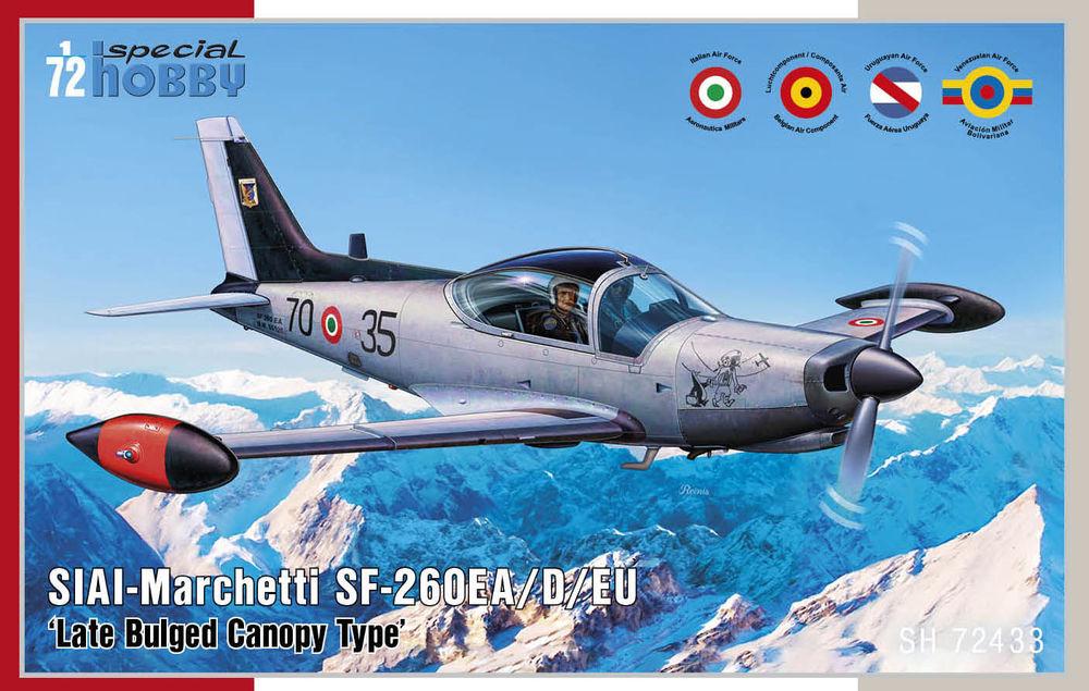 8594071087937 - Special Hobby 100-SH72433 - SIAI-Marchetti SF-260EA D EU Late Bulged Canopy Type in 172 8594071087937 - Special Hobby 100-SH72433 - SIAI-Marchetti SF-260EA D EU Late Bulged Canopy Type in 172