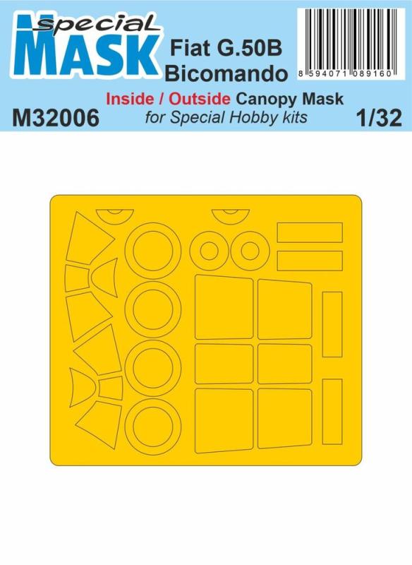 32006 20 günstig Kaufen-Fiat G.50B Bicomando - Mask. Fiat G.50B Bicomando - Mask <![CDATA[Special Hobby / M32006 / 1:32]]>. 