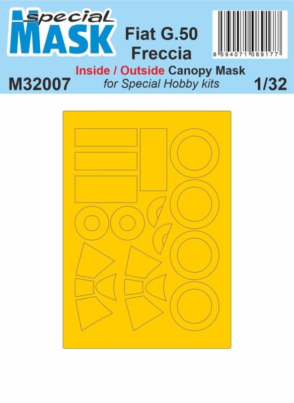8594071089177 - Special Hobby 100-M32007 - 132 Fiat G50 Freccia MASK 1 32 8594071089177 - Special Hobby 100-M32007 - 132 Fiat G50 Freccia MASK 1 32