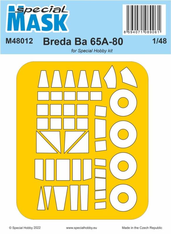 8594071089061 - Special Hobby M48012 - 148 Breda Ba 65 MASK 8594071089061 - Special Hobby M48012 - 148 Breda Ba 65 MASK
