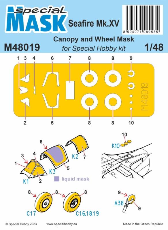 mask,Rustic günstig Kaufen-Seafire Mk.15 - Mask. Seafire Mk.15 - Mask <![CDATA[Special Hobby / M48019 / 1:48]]>. 