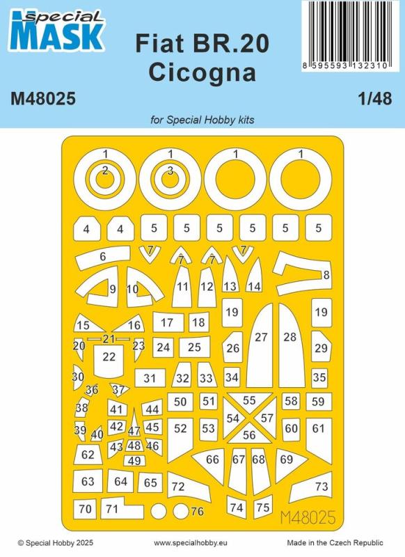 8595593132310 - Fiat BR20 Cicogna - Mask 8595593132310 - Fiat BR20 Cicogna - Mask