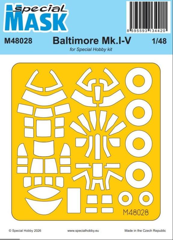 Baltimore Mk.I-V - Mask