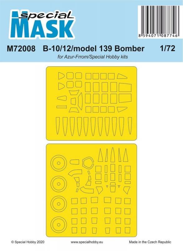 8594071087746 - Special Hobby 100-M72008 - B-10 12 model 139 Bomber in 172 8594071087746 - Special Hobby 100-M72008 - B-10 12 model 139 Bomber in 172