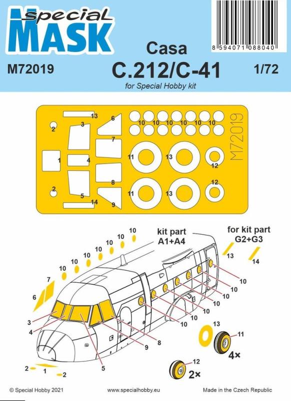 HOBBY günstig Kaufen-Casa C.212/C-41 - Mask. Casa C.212/C-41 - Mask <![CDATA[Special Hobby / M72019 / 1:72]]>. 