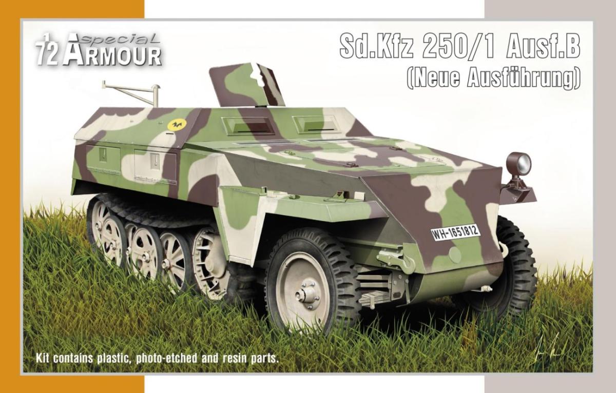 NEU SF günstig Kaufen-Sd.Kfz 250/1 Ausf.B (Neue Ausführung) 1/72. Sd.Kfz 250/1 Ausf.B (Neue Ausführung) 1/72 <![CDATA[Special Hobby / SA72005 / 1:72]]>. 