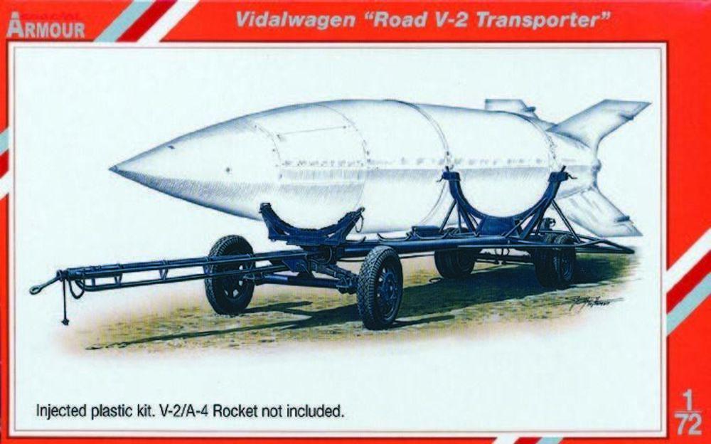 8594071080464 - Special Hobby 100-SA72009 - Vidalwagen Street V-2 Transporter Special armour in 172 8594071080464 - Special Hobby 100-SA72009 - Vidalwagen Street V-2 Transporter Special armour in 172