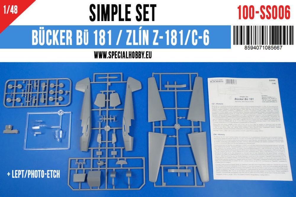 Bücker BÜ 181 /Zlin Z-181 Simple Set