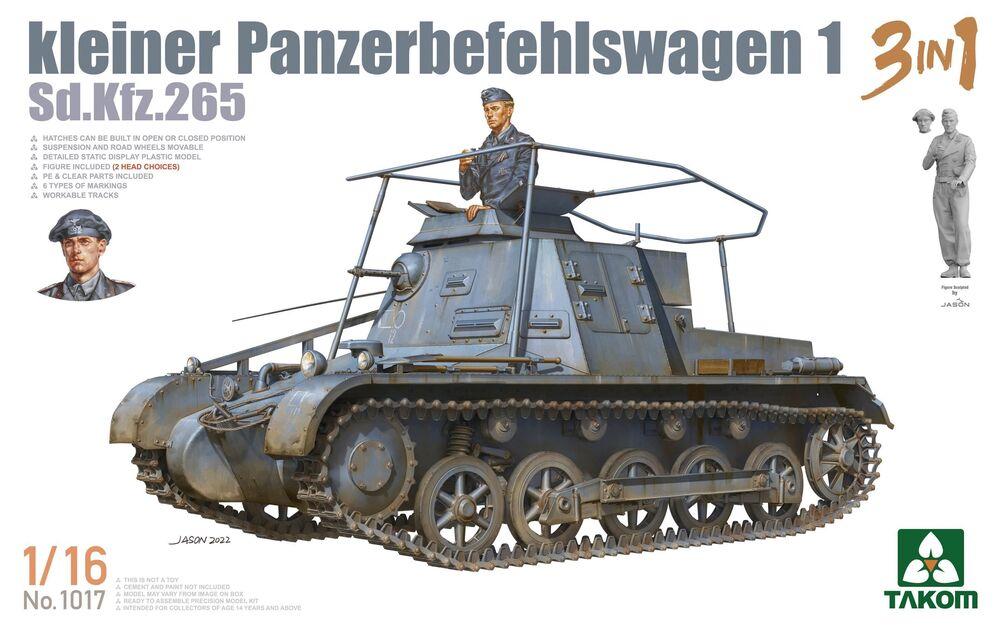 er kleiner  günstig Kaufen-Sd.Kfz.265 Kleiner Panzerbefehlswagen 1 (3 in 1). Sd.Kfz.265 Kleiner Panzerbefehlswagen 1 (3 in 1) <![CDATA[Takom / 1017 / 1:16]]>. 