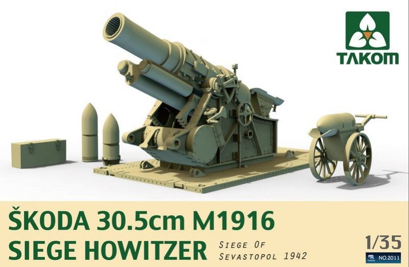 1 2 3  günstig Kaufen-Skoda 30.5cm M1916 Siege Howitzer. Skoda 30.5cm M1916 Siege Howitzer <![CDATA[Takom / TAK2011 / 1:35]]>. 