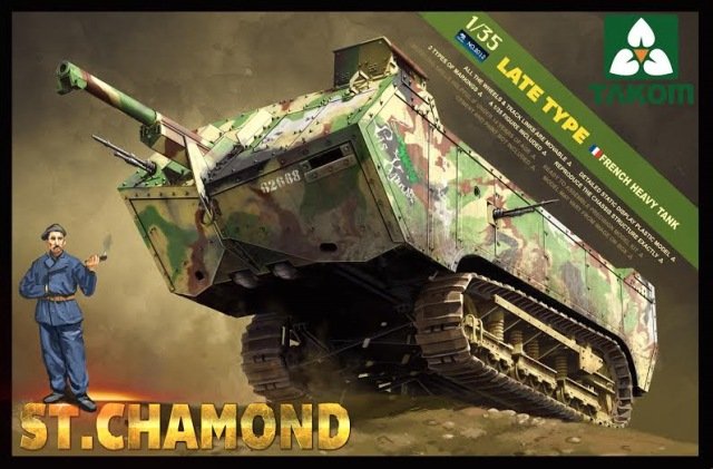 4897051420132 - French Heavy Tank StChamond Late 4897051420132 - French Heavy Tank StChamond Late