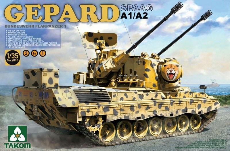 er 2in1 günstig Kaufen-Bundeswehr Flakpanzer 1 Gepard SPAAG A1/ /A2  2in1. Bundeswehr Flakpanzer 1 Gepard SPAAG A1/ /A2  2in1 <![CDATA[Takom / TAK-2044 / 1:35]]>. 