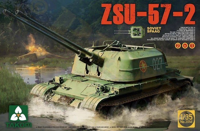 in Spa günstig Kaufen-Soviet SPAAG ZSU-57-2  2 in 1. Soviet SPAAG ZSU-57-2  2 in 1 <![CDATA[Takom / TAK-2058 / 1:35]]>. 