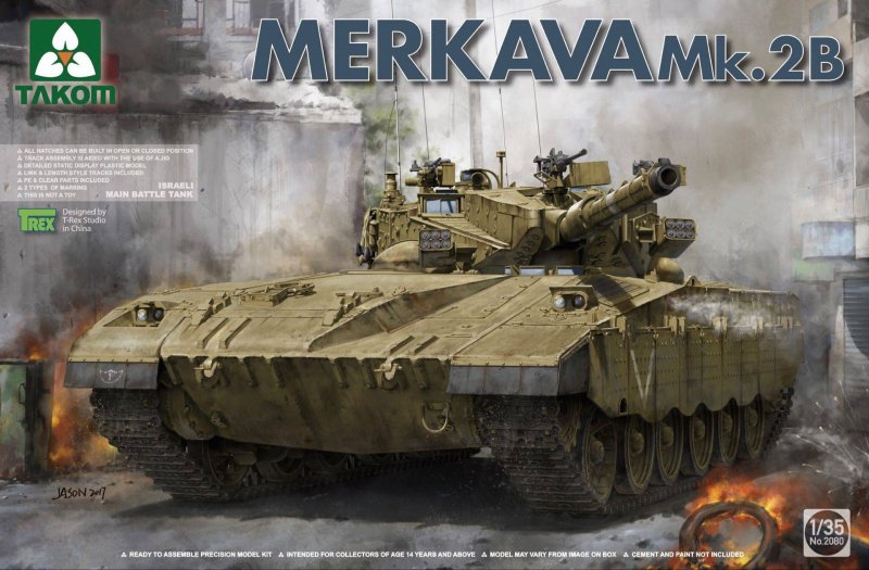 Battle günstig Kaufen-Israeli Main Battle Tank Merkava Mk.2b. Israeli Main Battle Tank Merkava Mk.2b <![CDATA[Takom / TAK2080 / 1:35]]>. 