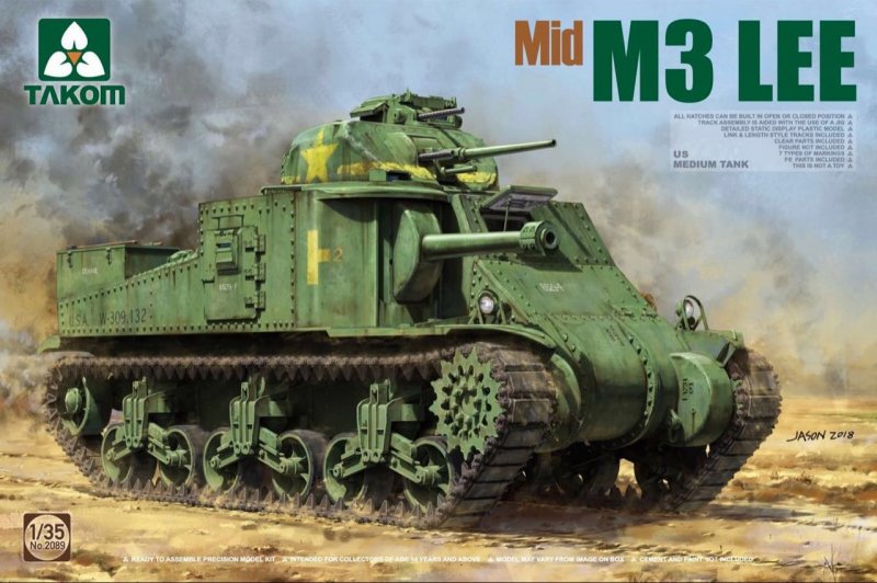 TANK günstig Kaufen-US Medium Tank - M3 LEE Mid. US Medium Tank - M3 LEE Mid <![CDATA[Takom / TAK2089 / 1:35]]>. 