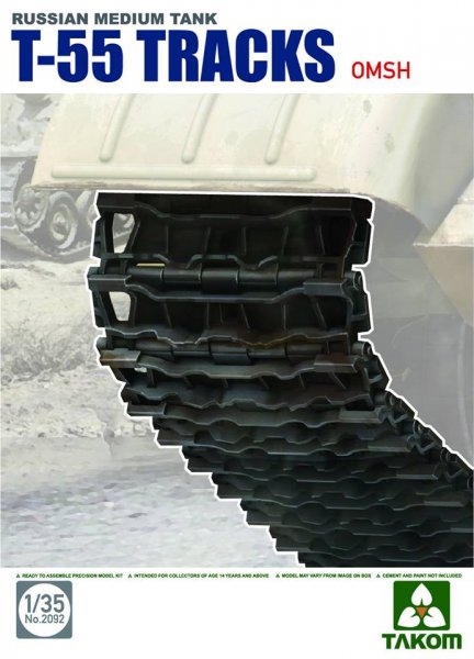 4897051420880 - Takom TAK2092 - T55 Tracks OMSH in 135 4897051420880 - Takom TAK2092 - T55 Tracks OMSH in 135