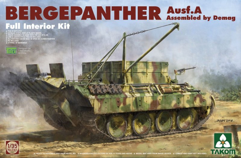 The Product günstig Kaufen-Bergepanther Ausf.A Assembled by Demag production w/full interior. Bergepanther Ausf.A Assembled by Demag production w/full interior <![CDATA[Takom / TAK2101 / 1:35]]>. 