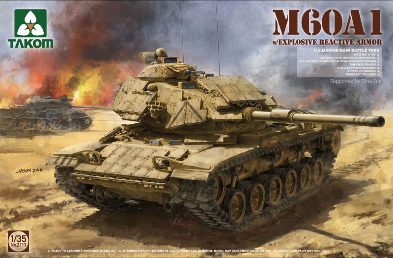 4897051421283 - Takom TAK2113 - M60A1 w ERA in 135 4897051421283 - Takom TAK2113 - M60A1 w ERA in 135