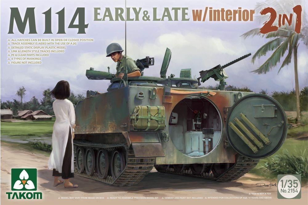 er 2in1 günstig Kaufen-M114 Early & Late w/ interior (2in1). M114 Early & Late w/ interior (2in1) <![CDATA[Takom / 2154 / 1:35]]>. 