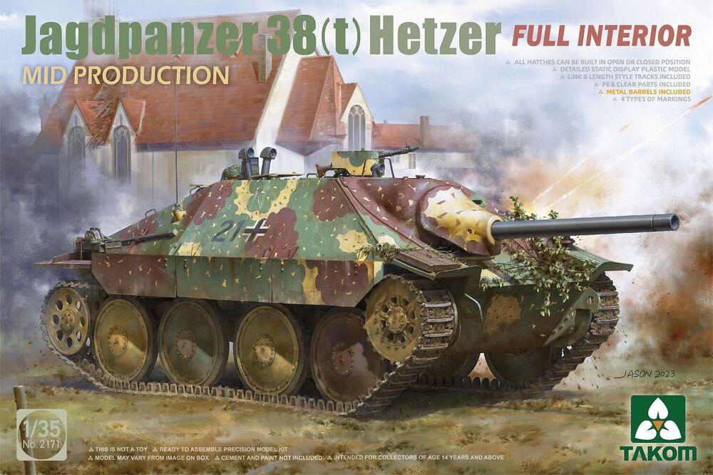 4897051422679 - Jagdpanzer 38(t) Hetzer - Mid Production with full Interior 4897051422679 - Jagdpanzer 38(t) Hetzer - Mid Production with full Interior